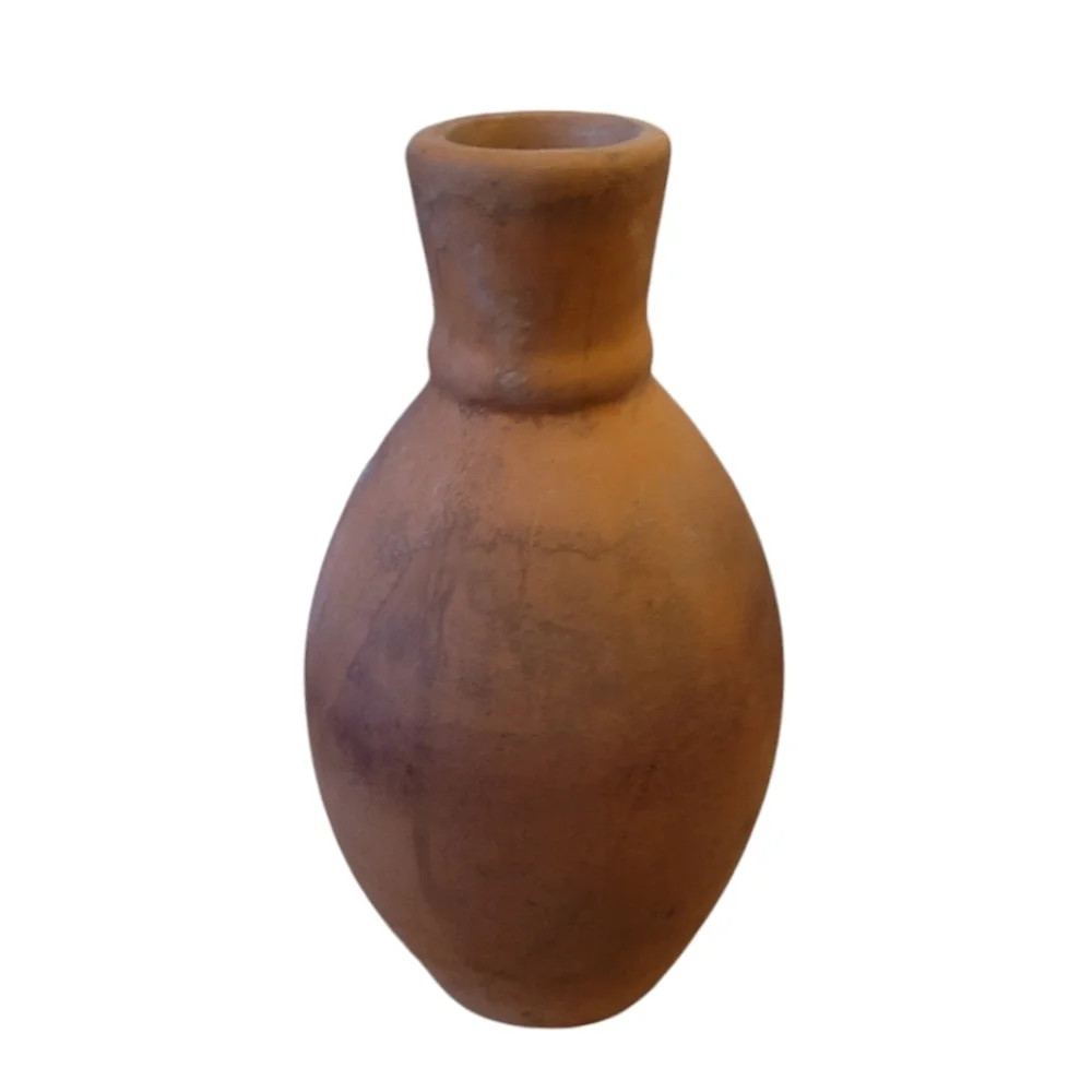 Southwestern Set of 3 Terracotta Vases Hand Thrown Pottery Rustic Primitive